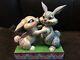Jim Shore Twitterpation Thumper & Miss Bunny Figurine Disney Traditions-new