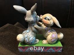 Jim Shore Twitterpation Thumper & Miss Bunny Figurine Disney Traditions-NEW