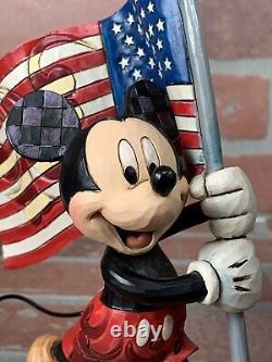 Jim Shore Walt Disney Showcase Mickey Mouse Old Glory #4032875 ENESCO American