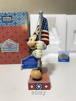 Jim Shore Walt Disney Showcase Mickey Mouse Old Glory #4032875 ENESCO NIB NEW