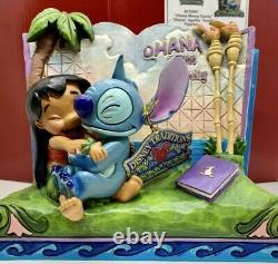 LILO & STITCH Ohana Means Family Story Book Figure Jim Shore Disney Traditions