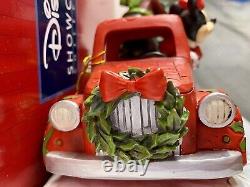 MICKEY & FRIENDS Loads of Christmas Cheer Figure Disney Jim Shore Red Truck Tree