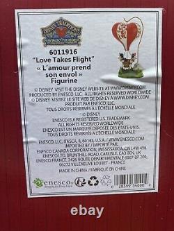 MICKEY & MINNIE MOUSE Love Takes Flight Figure Jim Shore NEW Heart Air Balloon