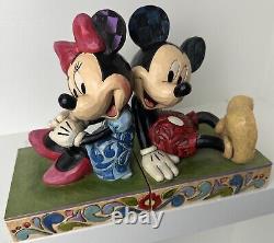 Mickey & Minnie Disney Traditions Jim Shore Bookends 4026094 Enesco Book Stopper