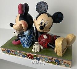 Mickey & Minnie Disney Traditions Jim Shore Bookends 4026094 Enesco Book Stopper