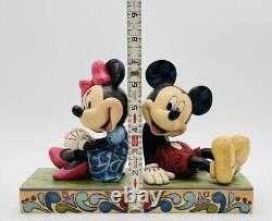 Mickey & Minnie Disney Traditions Jim Shore Bookends 4026094 Enesco Book Stopper