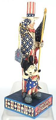 Mickey Mouse Uncle Sam Jim Shore Disney