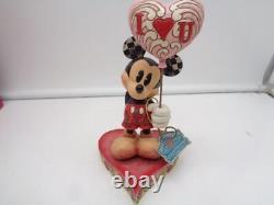 NEW Mickey Mouse with Heart Balloon 4026087 Disney Traditions Jim Shore Enesco
