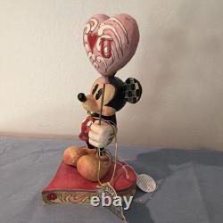 NEW Mickey Mouse with Heart Balloon, 4026087, Disney Traditions Jim Shore Enesco