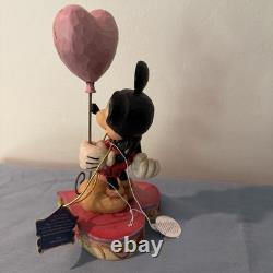 NEW Mickey Mouse with Heart Balloon, 4026087, Disney Traditions Jim Shore Enesco