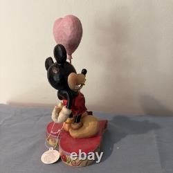NEW Mickey Mouse with Heart Balloon, 4026087, Disney Traditions Jim Shore Enesco