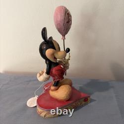 NEW Mickey Mouse with Heart Balloon, 4026087, Disney Traditions Jim Shore Enesco