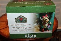 NEW! NIB! Disney Traditions JIM SHORE Christmas MINNIE MOUSE 17 Figurine Sealed