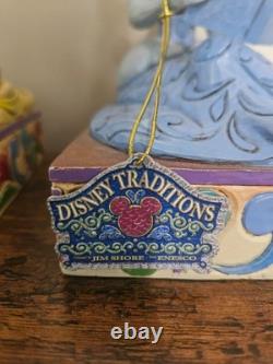 NWT Jim Shore Disney Traditions Princess Cinderella and Belle Bookends set