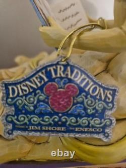 NWT Jim Shore Disney Traditions Princess Cinderella and Belle Bookends set