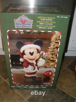 New Disney Traditions Enesco Jim Shore Holdiay Painted Mickey Minnie You Choose