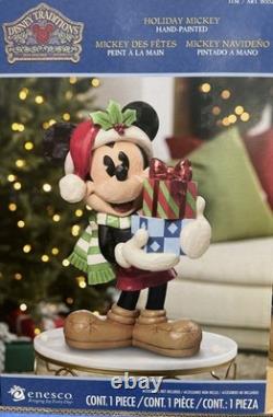 New Disney Traditions Enesco Jim Shore Holdiay Painted Mickey Minnie You Choose