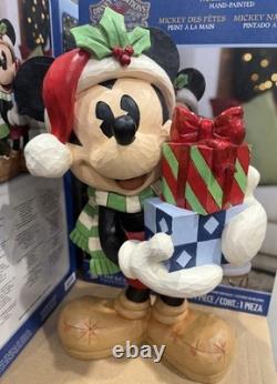 New Disney Traditions Enesco Jim Shore Holdiay Painted Mickey Minnie You Choose