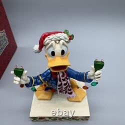 New Jim Shore Disney Traditions Donald Duck Unplugged for the Holidays Orig. Pkg