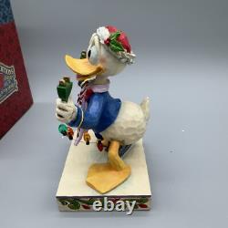 New Jim Shore Disney Traditions Donald Duck Unplugged for the Holidays Orig. Pkg
