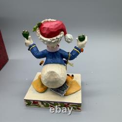 New Jim Shore Disney Traditions Donald Duck Unplugged for the Holidays Orig. Pkg