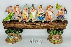 Nib 19.5 Musical Seven Dwarfs Jim Shore Disney Tradition Masterpiece 6005147