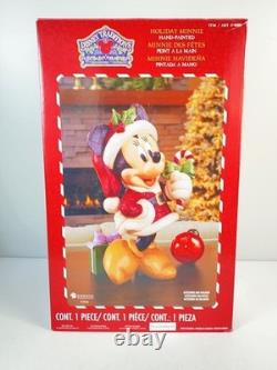 OTHER BRANDS FIGURE ENESCO DISNEY TRADITIONS HOLIDAY MINNIE 1740001 Preowned