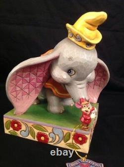 RARE Disney Jim Shore Traditions Dumbo & Timothy Mouse Figurine HTF Elephant