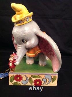 RARE Disney Jim Shore Traditions Dumbo & Timothy Mouse Figurine HTF Elephant