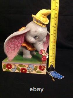 RARE Disney Jim Shore Traditions Dumbo & Timothy Mouse Figurine HTF Elephant