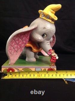 RARE Disney Jim Shore Traditions Dumbo & Timothy Mouse Figurine HTF Elephant