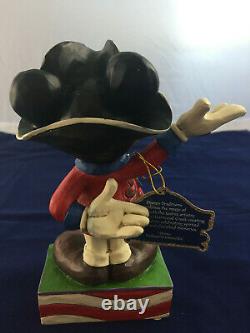 RARE Disney Traditions Jim Shore AMERICAN PATRIOT Mickey Mouse 4045235 NIB
