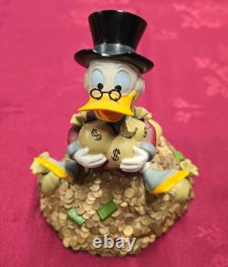 RARE Disney Traditions Showcase Enesco DuckTales Scrooge McDuck Coin Piggy Bank