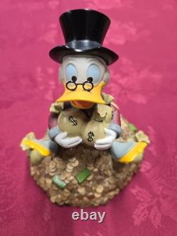 RARE Disney Traditions Showcase Enesco DuckTales Scrooge McDuck Coin Piggy Bank