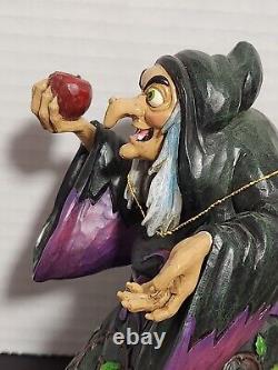 RARE Jim Shore Disney Traditions SNOW WHITE WITCH TAKE A BITE Enesco with Box