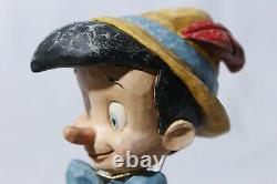 Rare Disney Traditions Jim Shore Enesco Pinocchio Carved From The Heart