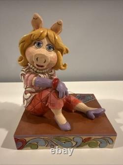 Rare Disney Traditions Miss Piggy Muppets Bookend Showcase Collection Enesco