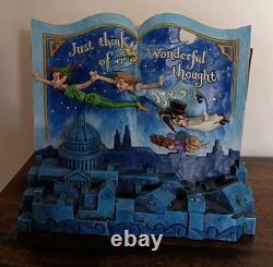 Rare Disney Traditions Off To Neverland Peter Pan Jim Shore Enesco