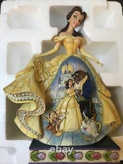 Rare Disney Traditions belle/beauty&the Beast-moonlit Enchantment 9.5 Enesco