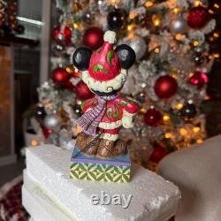Retired Enesco Disney Traditions Santa Mickey Mouse Figurine #4041806