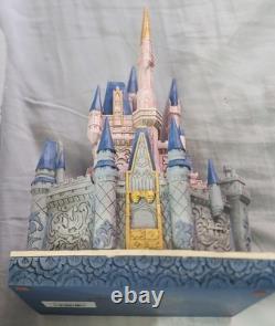 SIGNED Disney Traditions Cinderella Castle Jim Shore 50th Anniversary WDW