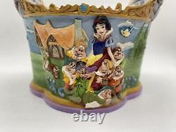 SNOW WHITE EASTER BASKET with 3 EGGS Figure Jim Shore Disney 2023 NEW Seven Dwarfs