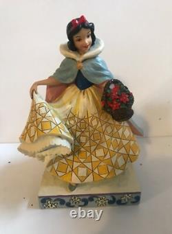 Snow White Jim Shore Disney Traditions Figurine Enesco 4026076 Winter Snow