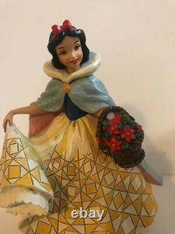 Snow White Jim Shore Disney Traditions Figurine Enesco 4026076 Winter Snow