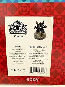 Super Rare Disney Tradition Stitch Pumpkin Happy Halloween Lights Up 6