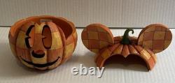 Two Disney Traditions Jim Shore Happy Halloween & Tinker Bell Ceramics