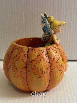 Two Disney Traditions Jim Shore Happy Halloween & Tinker Bell Ceramics