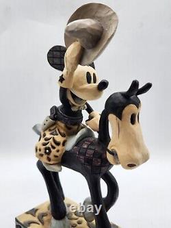Vintage Jim Shore Disney Showcase Mickey Howdy Pardner Figurine