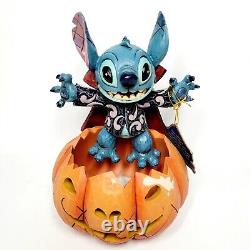 2006 Disney Traditions Jim Shore Joyeux Halloween Stitch Citrouille Neuf dans sa boîte LIRE