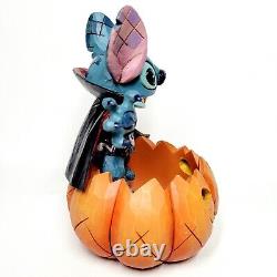 2006 Disney Traditions Jim Shore Joyeux Halloween Stitch Citrouille Neuf dans sa boîte LIRE